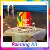 Zhanmai 112 Pcs Couples Painting Kit Date Night Valentines Sip