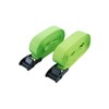 E-Value カムバックル式荷締ベルト ライムグリーン 25mm×4m 2本入 BT-254(LG)2pcs