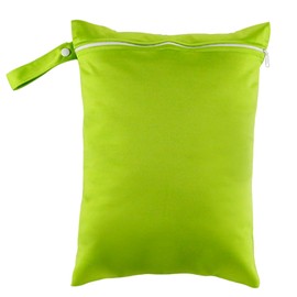 Luxiremi Wet Clothes Bag, Waterproof Reusable Portable Small Wet Bag, Washable Wet Bags for Swimming Camping Travel Gym Pool Beach for Storage Dry Or Wet Clothes (绿色)