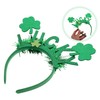 WOONEKY Four Leaf Headdress Saint Patricks Day Outfit Women St