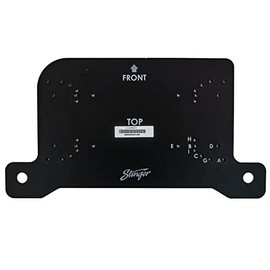 STINGER Under-Seat Amplifier Mounting Bracket for Wranglers with Predrilled & Threaded Holes with Hardware, Driver or Passenger Side Mounting (Jeep Wrangler JL - Passenger Side)
