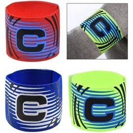 Gudalea 3 Pcs Captain's Armbands, Football Captain's Armband, Multicolor Adjustable Sports Arm Band, Football Junior Captains Armband, for Adults Children