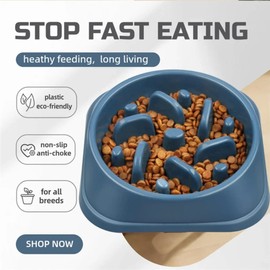 PawComfort Dog Slow Feeder Bowl Non Slip – Non-Slip Interactive Anti-Choking Puzzle Lick Bowl