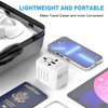 HAPOW Universal Travel Adapter, PD20W International Power Adapter, 2 USB-C