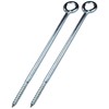 AERZETIX C58291 Set of 2 Eye Bolts / Screw Hooks