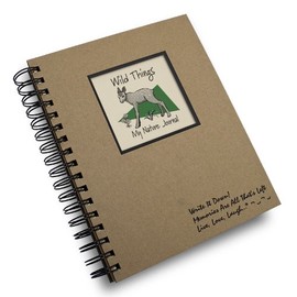 Wild Things, My Wilderness Journal - Kraft Hard Cover (prompts on every page, recycled paper, read more...)