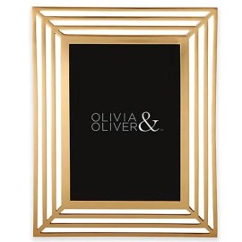 Olivia & Oliver Chloe 5-Inch x 7-Inch Picture Frame in Gold