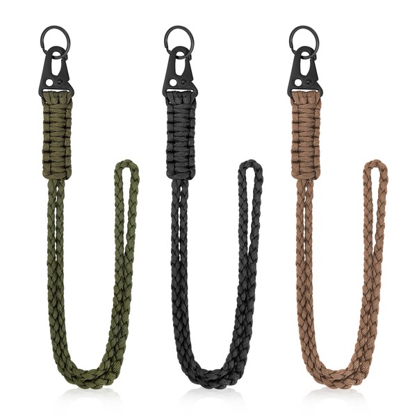 AYMQC Paracord Lanyard Robust Braided Paracord Key Chain Long Lanyard