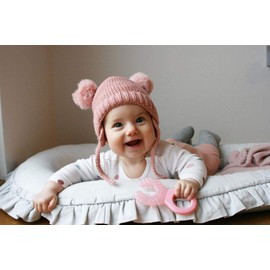 Twistshake - Teether Cooler 2 m Pastel Pink