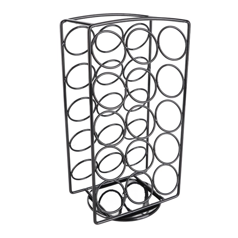 Coffee Pods Holder Pre Assembled Stainless Steel 360 Degree Rotating