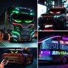 Set of 2 LED Eyes for Truck and Car, 37