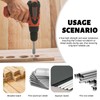 Greacesrio 170 mm extra long extension for forstner drill bits