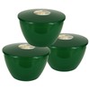 Pudding Basin and Lid Pack of 3 Plastic Pudding Basins