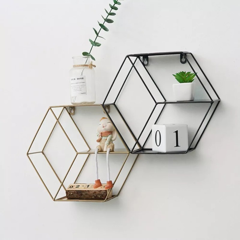 Repisa Estante Hexágonal