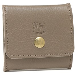 Irbizonte IL BISONTE C0774P Coin Case, Coin Purse, Men's, Women's, Plain, (10) Tortora (GY103)