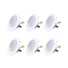 Asencia FG-03891 75 Watt Equivalent 6 inch Downlight Daylight 5000K,