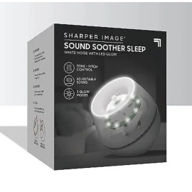 Sharper Image Sound Soother Wind White Noise with LED