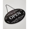 Prodotto Open Closed Aluminium Door Sign Double Sided Shop Coffee