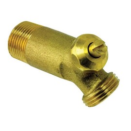 Rheem SP12112T Water Heater Brass Drain Valve w/Screwdriver Handle - 3-1/2" Shank