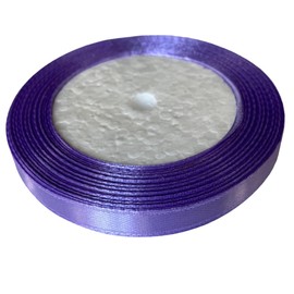 Dyanatic Satin Ribbon (10mm x 22m, 25 Yards) - Craft, Hair, Christmas & DIY Ribbon - Light Purple