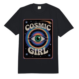 Mystical Cosmic Girl with Third, Eye Dreamy Vibes Comfort Colors Adult Heavyweight T-Shirt