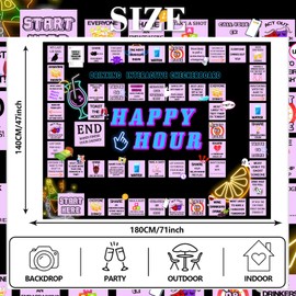 Funny Board Game Family Friends Truth or Dare Game Banner Bachelorette Party Wedding Entertainment Holiday Party Supplies Decorations