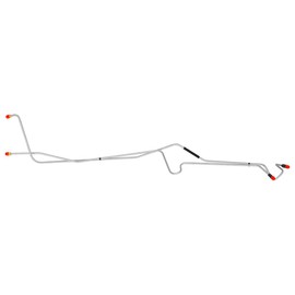 Inline Tube Replacement for 1969-71 Oldsmobile Cutlass 442 F-85 T350 5/16" Trans Cooler Lines 2pc, OE Steel