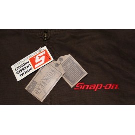 Destinations Workwear Snap On Tools Men's Hooded 2XL Brown Destinations Workwear Coat Jacket NEW ~ #17