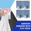 Performore Adhesive Wall Hooks 4-Pack – Heavy-Duty 304 Stainless Steel,