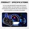 QQWD 20PCS T5 17 57 86 Halogen Instrument Cluster Bulbs