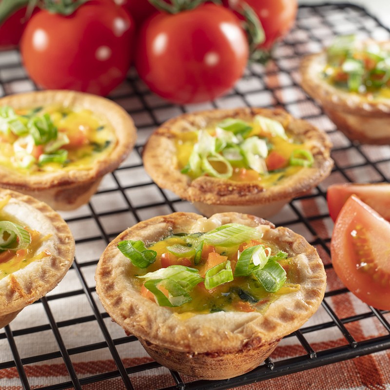 Mini Pie & Quiche Maker- Nonstick Electric Baker Cooks 6