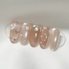 [Handmade Nail Tips] Magnetic Sorbet Nail Tips - Short Oval