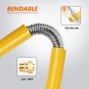 Grehitk 33ft 3/4'' Flexible Gas Line, CSST Corrugated Stainless Steel