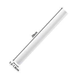 Hohitenz Pack of 10 Heating Pipe Cover White - Pipe Lining for Heating Pipes Diameter 15-18 mm, Length 200 mm - Heating Pipe Cover, Pipe Insulation, Heating Pipe Cover, Heating Pipe Floor Cover