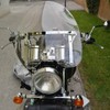 OUMURS Clear Windshield For Harley Sportster Dyna Glide Softail Night