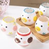 Fnjuucw Cute Egg Separator Creative Ceramic Small Chicken Egg Yolk