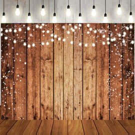 LTLYH 10x8ft Brown Wood Photography Backdrop Photographers Brown Photo Backdrop Retro Wood Wall Backdrop Baby Shower Birthday Party Banners Backdrop 216…