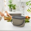 Rotho Albula Compost Bin 3.2 L with Lid and Plastic
