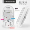 SINCELIGHT Oval LED Bulkhead Light for Wall and Ceiling Mount,