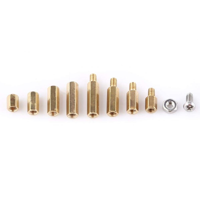FTVOGUE Brass M2 M3 Columna Hexagonal Macho Hembra Standoff Tornillo