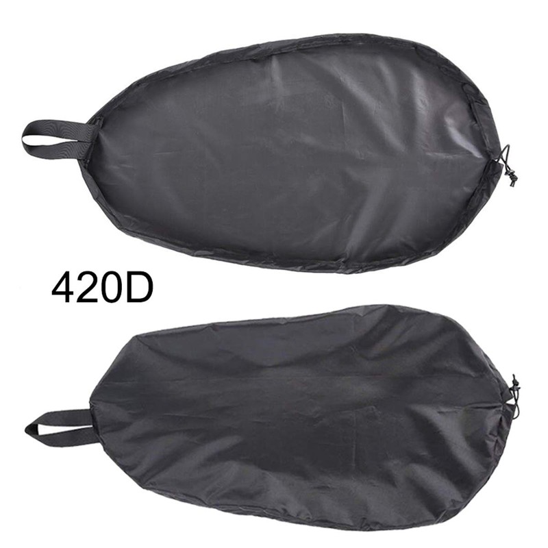 XL138.5x70cm/54x27inch Kayak Cockpit Cover 420D Waterproof Blocking Kayak Cover for