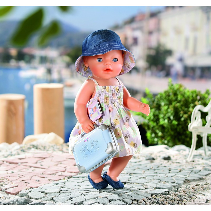 Zapf Creation 808214 - Baby Born Ich-mach-Urlaub de Luxe Set