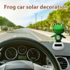 Cute Frog Solar Powered Dancing Swinging Animated Bobble Dancer Toy