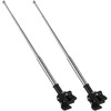 OUNONA Motorcycle Flag Pole, 2pcs Retractable Flag Pole Holder Bracket