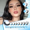 Pawotence Lash Clusters Kit 40D 60D Lash Extension Kit 10-18mm