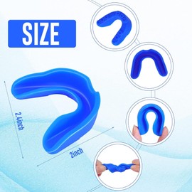 EOGRFW 10 Pieces Sport Mouth Guards,Mouth Protection Athletic Mouth Guard for Kids,Soft Youth Mouthguard,No Boiling Required Mouth Guard Sports for Boxing Football Basketball Lacrosse(Multi-Color)