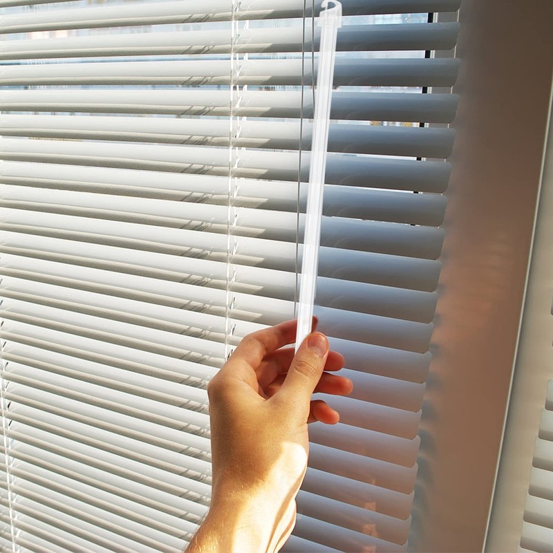 Angoily 8pcs Vertical Blind Wand Plastic Blind Opener Long Window