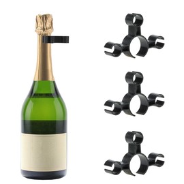 XGNG 12PCS Champagne Bottle Sparkler Triple Holder Wine Bottle Candle Holder Safety Clips Champagne Bottle Clips Wine Bottle Candle Safety Clips