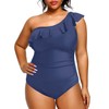 Aqua Eve Trajes de baño de talla grande para mujer,