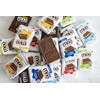 Moo Chocolates All Natural Dark Chocolate Mini Bars with Roasted